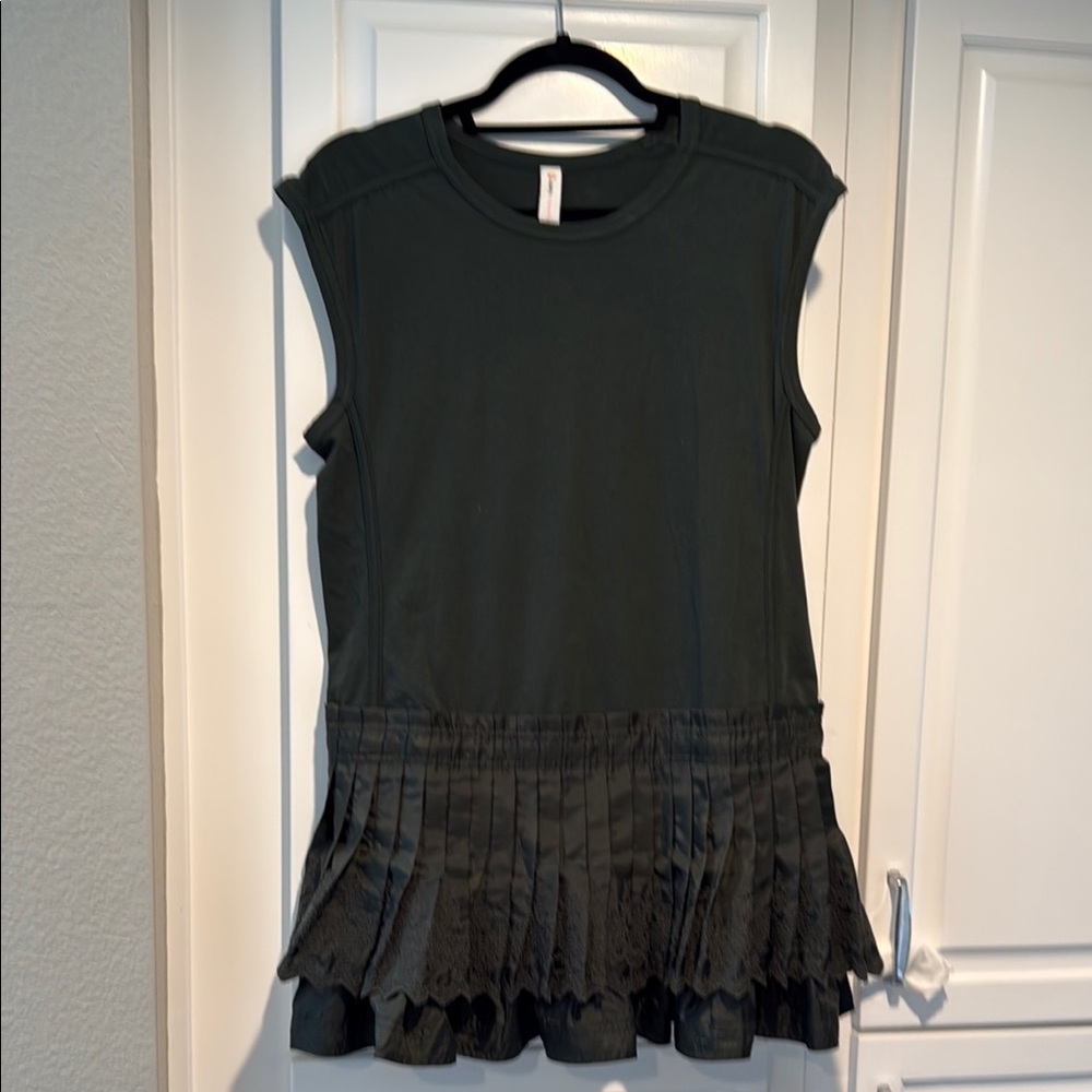 Anthropologie Green Tunic Top
